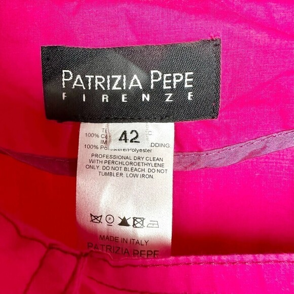 Patrizia Pepe Lightweight Trench Coat Ruby Violet NWT IT 42/US 6 - Picture 6 of 9